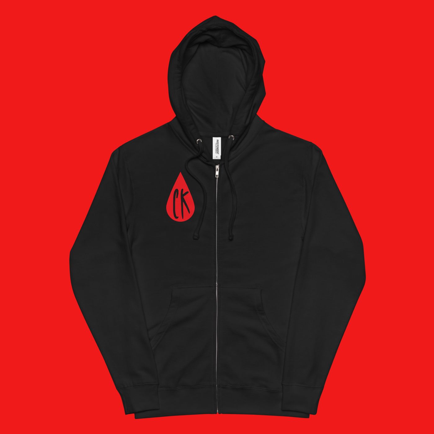 Chad Kowal Blood Drop Logo Zip Up Hoodie