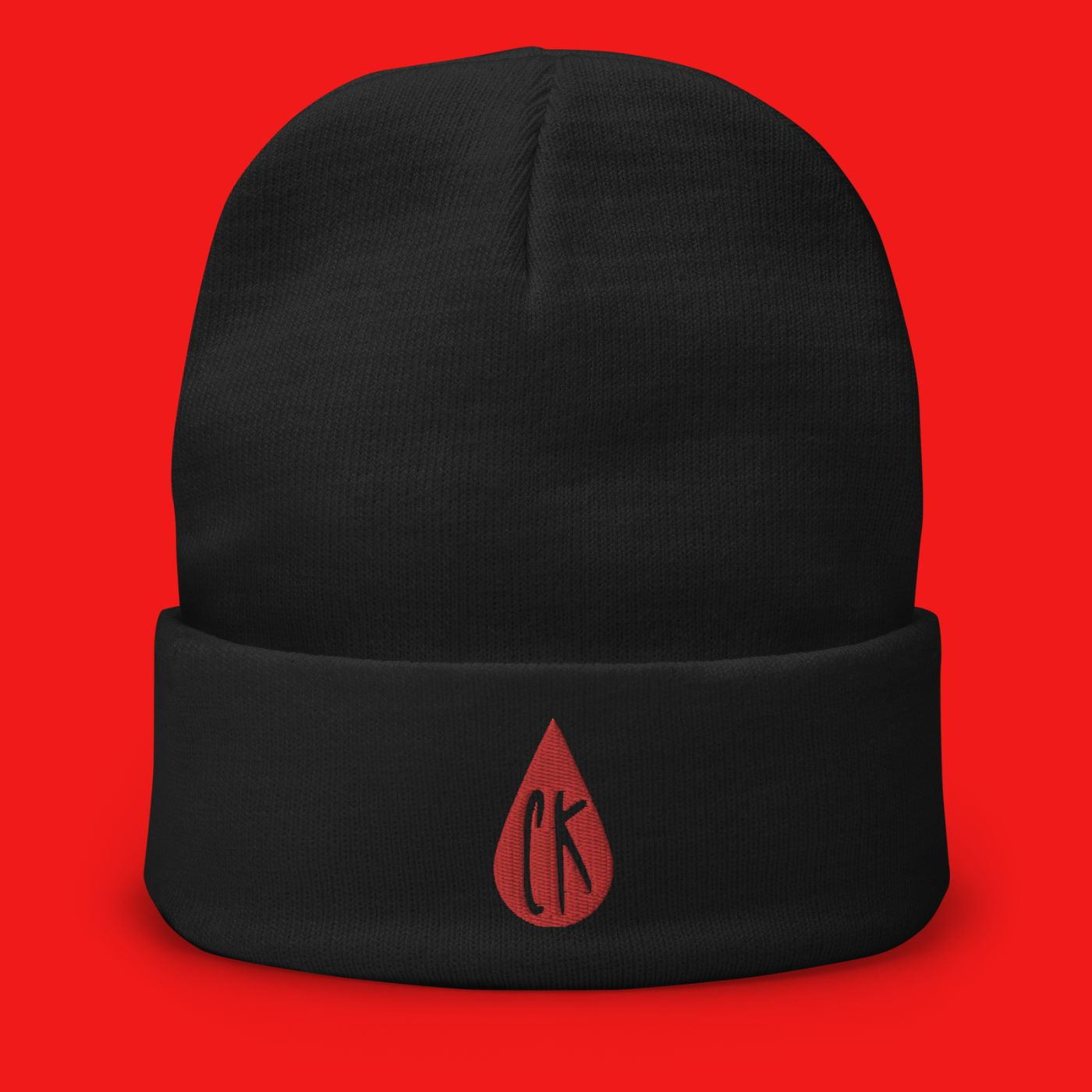 Chad Kowal Blood Drop Logo Beanie